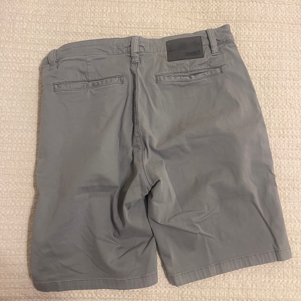 MAVI Jeans men’s Casual Chino Shorts in Light Gray cotton blend size 34 - Picture 7 of 8